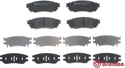 Brake pads rear, Top Quality P83160 - image 2