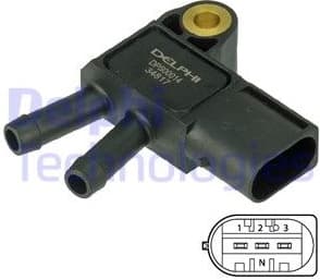 Sensor, exhaust pressure DPS00014