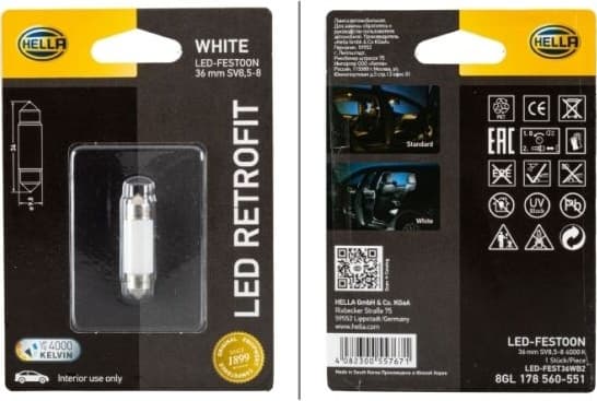 Bulb, boot light LED RETROFIT 8GL 178 560-551