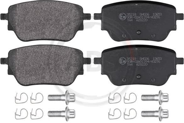 Brake Pad Set, disc brake 35218