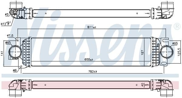 Charge Air Cooler ** FIRST FIT ** 961234