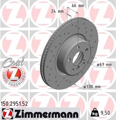Brake Disc SPORT BRAKE DISC Z 150.2951.52