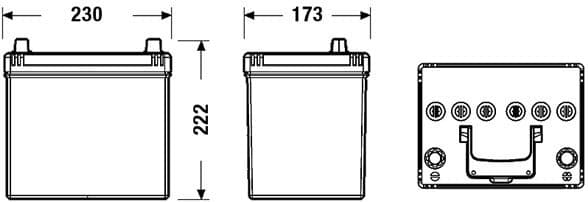 Starter Battery EFB EL604 - image 2