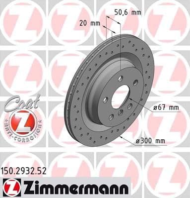 Brake Disc SPORT BRAKE DISC Z 150.2932.52