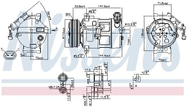 Compressor, air conditioning ** FIRST FIT ** 89310
