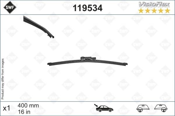 Wiper Blade DAS ORIGINAL REAR 119534