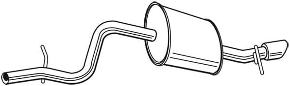 Rear Muffler 23717