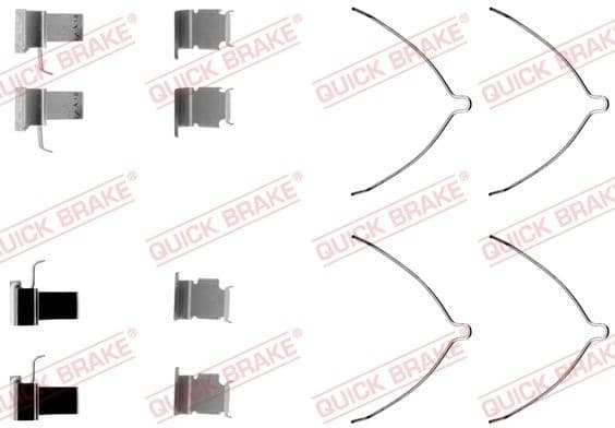 Accessory Kit, disc brake pad 109-1261