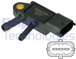 Sensor, exhaust pressure DPS00018
