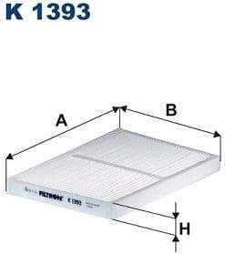 Filter, cabin air K1393