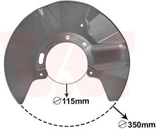 Splash Guard, brake disc 5897371