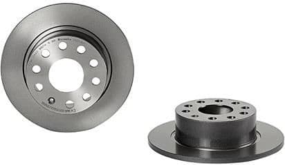 Brake discs kit rear, (2pcs), Top Quality 08.D616.11 - image 2