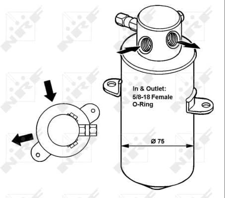 Dryer, air conditioning EASY FIT 33165