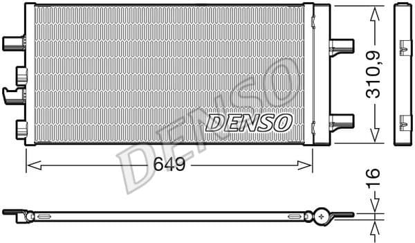 Condenser, air conditioning DCN05104