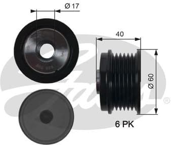 Alternator Freewheel Clutch DriveAlign™ OAP7154
