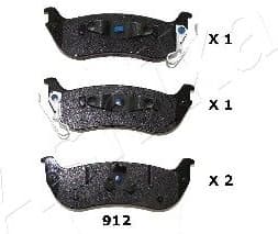 Brake Pad Set, disc brake 51-09-912