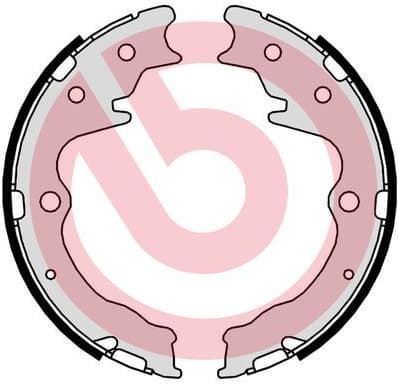 Brake Shoe Set, parking brake ESSENTIAL LINE S49526