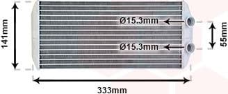 Heat Exchanger, interior heating 40006312