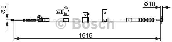 Cable Pull, parking brake 1987482307