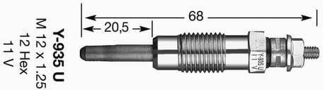 Glow Plug D-Power 4791