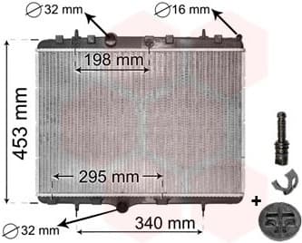 Radiator, engine cooling *** IR PLUS *** 40002255