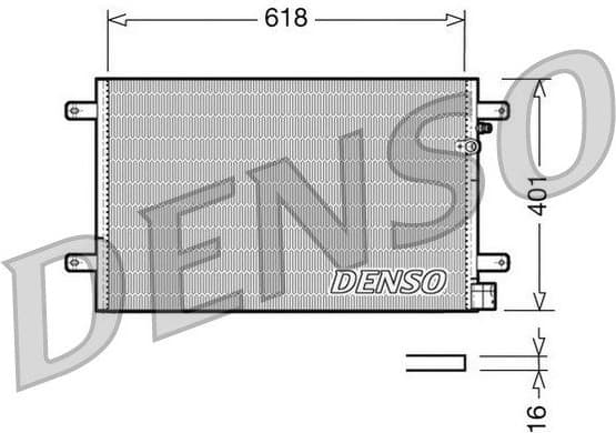 Condenser, air conditioning DCN02006