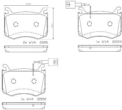 Brake Pad Set, disc brake PRIME LINE P23183