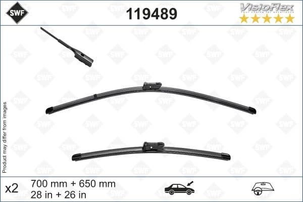 Wiper Blade DAS ORIGINAL SET 119489