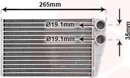 Heat Exchanger, interior heating 43006354