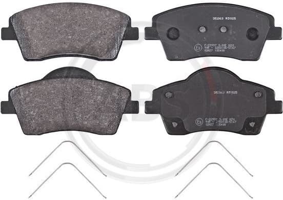 Brake Pad Set, disc brake 35263