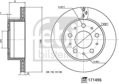Brake Disc 171496