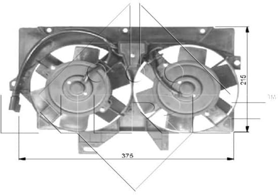 Fan, engine cooling 47036