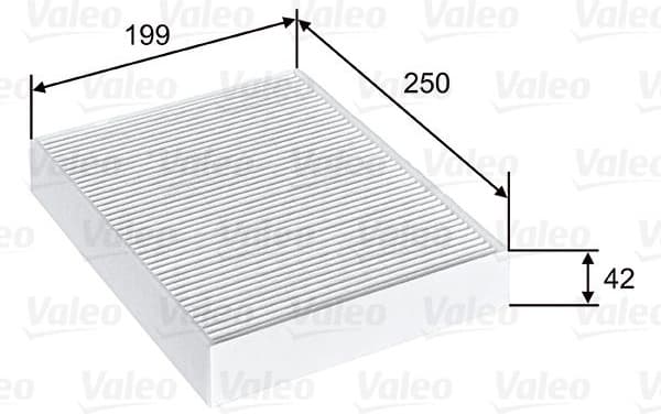 Filter, cabin air VALEO ESSENTIAL 715815