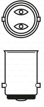 Bulb, clearance/end outline marker light Trucklight WS 1987302524 - image 6