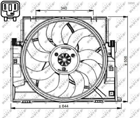 Fan, engine cooling 47735 - image 3