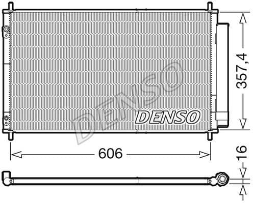 Condenser, air conditioning DCN50058