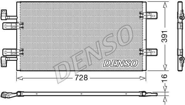 Condenser, air conditioning DCN20019