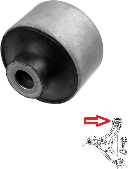 Silentblock front axle 34970 01