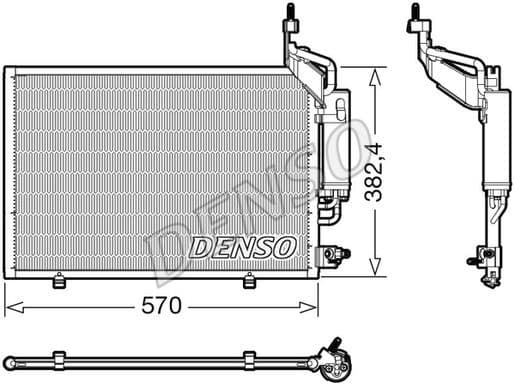 Condenser, air conditioning DCN10050
