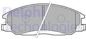 Brake Pad Set, disc brake LP1743