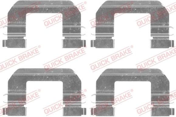 Accessory Kit, disc brake pad 109-1825