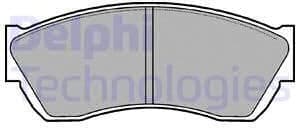 Brake Pad Set, disc brake LP676