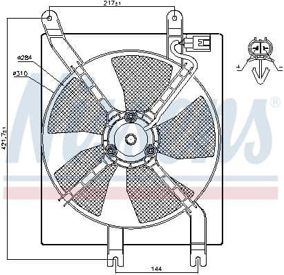 Fan, engine cooling 85356