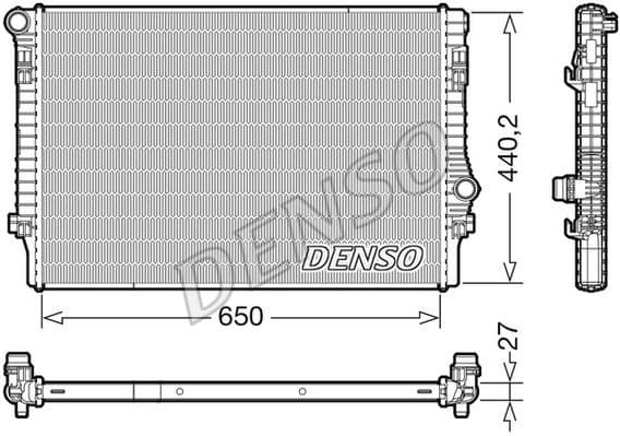 Radiator, engine cooling DRM32049