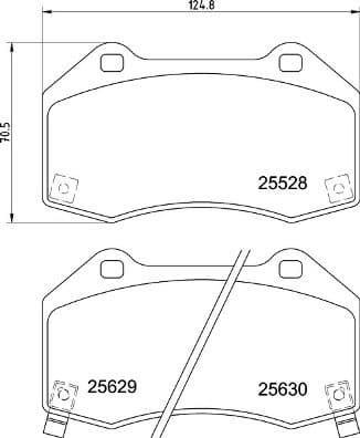 Brake Pad Set, disc brake PRIME LINE P23182
