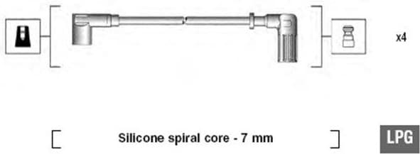 Ignition Cable Kit 941095680607