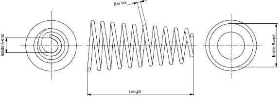 Suspension Spring MONROE SPRINGS SP0329