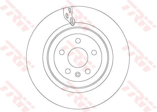Brake Disc TRW SINGLE DF6702S