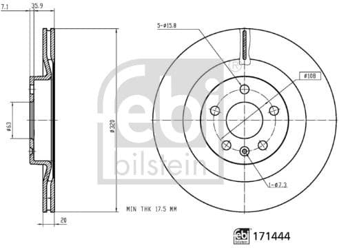 Brake Disc 171444