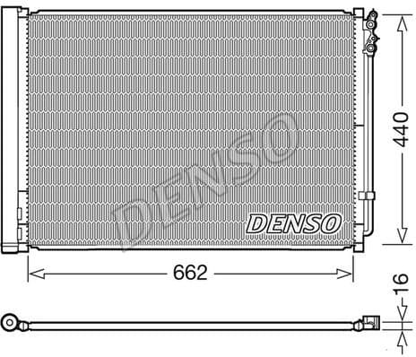 Condenser, air conditioning DCN05032